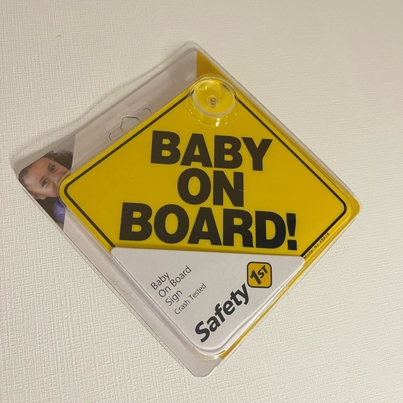 Safety 1St Other - Safety 1st Baby On Board Sign - Yellow